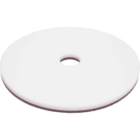 Global Industrial 20in Floor Pad, White, 5PK 641399